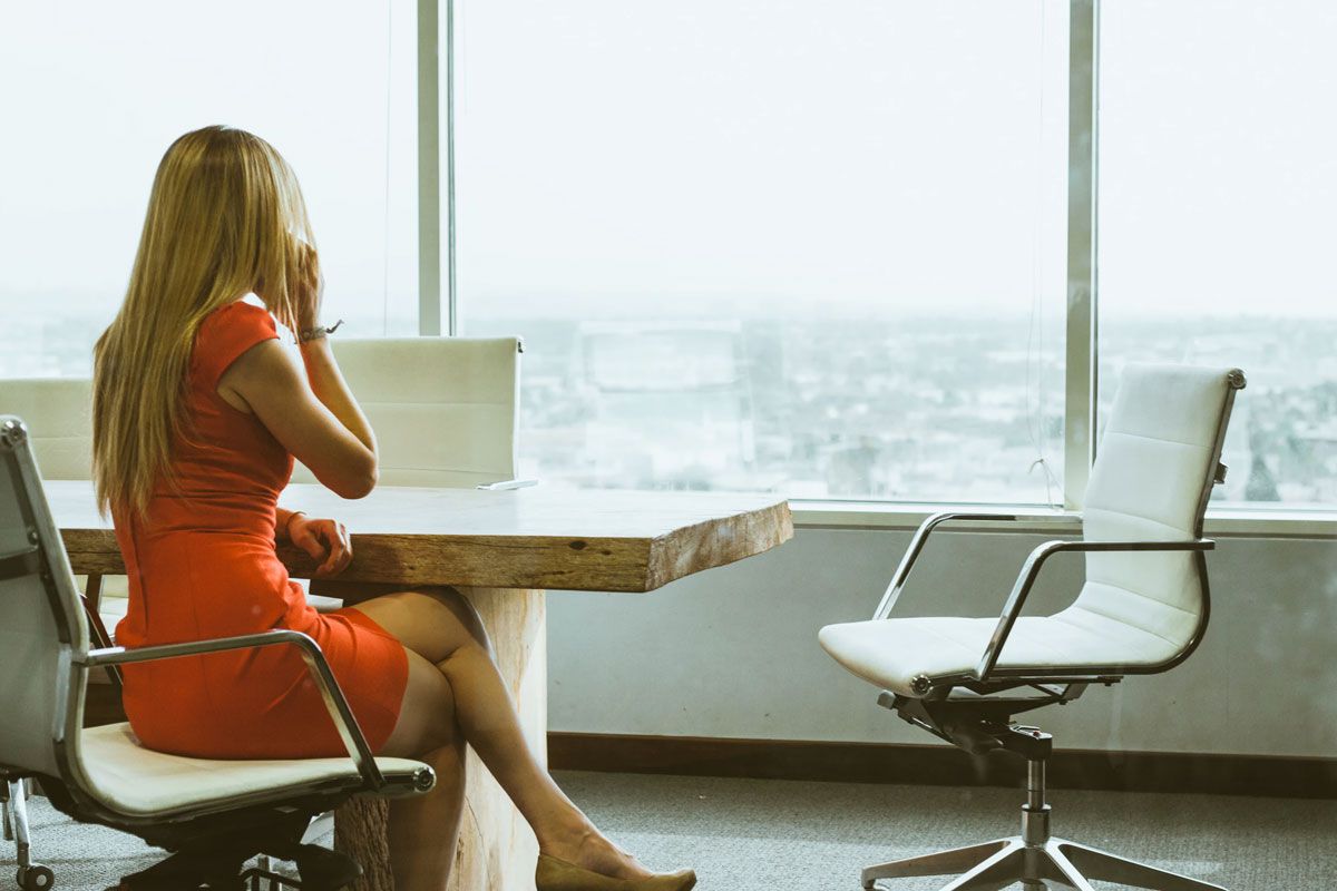 Woman At A Desk Woman At A Desk