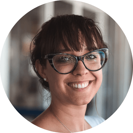 Woman Wearing Glasses Smiling Woman wearing Glasses Smiling